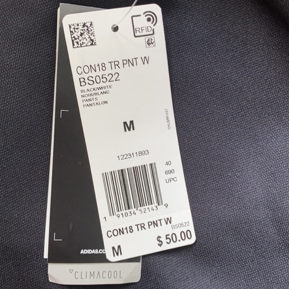 Adidas all black sweatpants - Picture 3 of 5